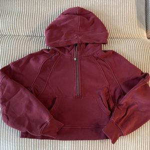 Lululemon scuba oversized half zip XS/S